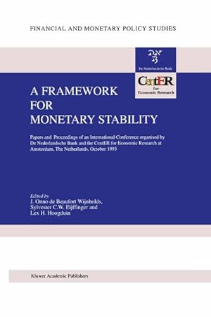 Immagine del venditore per A Framework for Monetary Stability venduto da BuchWeltWeit Ludwig Meier e.K.