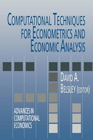 Bild des Verkufers fr Computational Techniques for Econometrics and Economic Analysis zum Verkauf von BuchWeltWeit Ludwig Meier e.K.