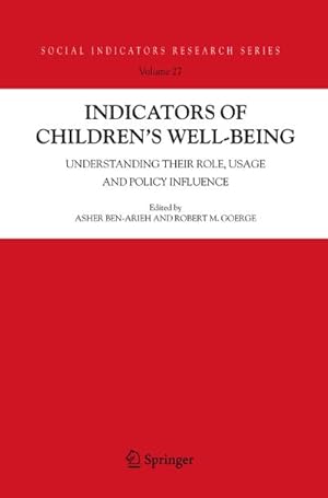 Seller image for Indicators of Children's Well-Being for sale by BuchWeltWeit Ludwig Meier e.K.