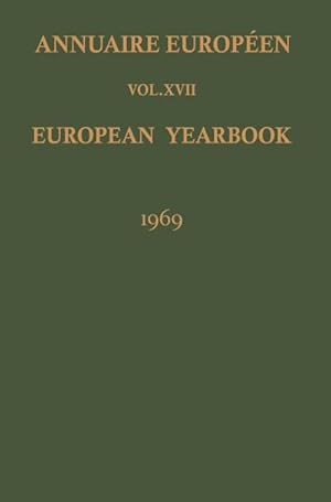 Seller image for Annuaire Europen / European Yearbook for sale by BuchWeltWeit Ludwig Meier e.K.