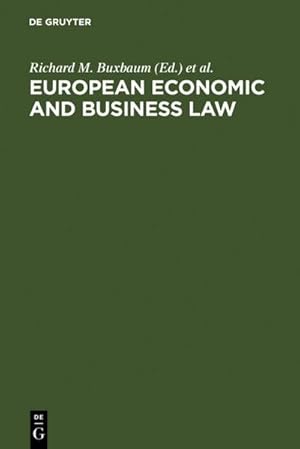 Seller image for European Economic and Business Law for sale by BuchWeltWeit Ludwig Meier e.K.