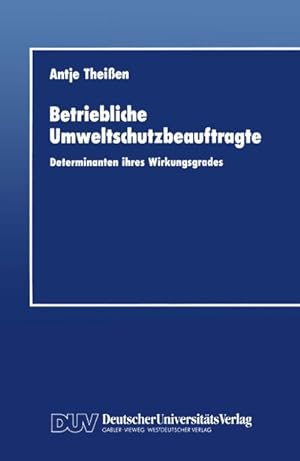 Seller image for Betriebliche Umweltschutzbeauftragte for sale by BuchWeltWeit Ludwig Meier e.K.