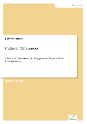 Seller image for Cultural Differences for sale by BuchWeltWeit Ludwig Meier e.K.