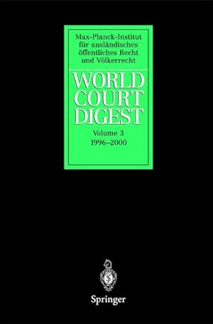 Seller image for World Court Digest for sale by BuchWeltWeit Ludwig Meier e.K.