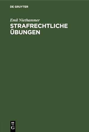 Seller image for Strafrechtliche bungen for sale by BuchWeltWeit Ludwig Meier e.K.