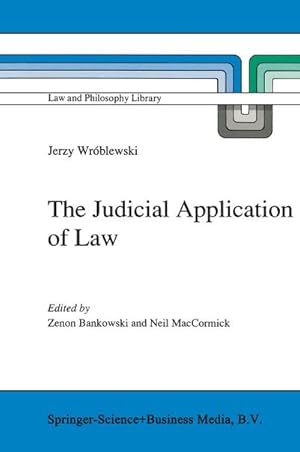 Seller image for The Judicial Application of Law for sale by BuchWeltWeit Ludwig Meier e.K.