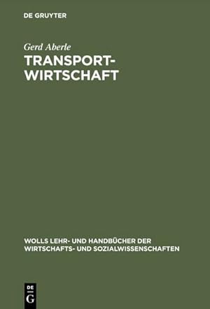 Bild des Verkufers fr Transportwirtschaft zum Verkauf von BuchWeltWeit Ludwig Meier e.K.