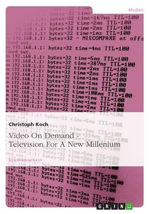 Imagen del vendedor de Video On Demand - Television For A New Millenium a la venta por BuchWeltWeit Ludwig Meier e.K.