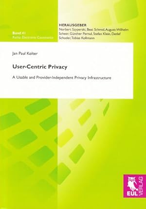 Seller image for User-Centric Privacy for sale by BuchWeltWeit Ludwig Meier e.K.