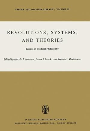Imagen del vendedor de Revolutions, Systems and Theories a la venta por BuchWeltWeit Ludwig Meier e.K.