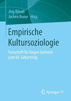Seller image for Empirische Kultursoziologie for sale by BuchWeltWeit Ludwig Meier e.K.