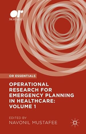 Image du vendeur pour Operational Research for Emergency Planning in Healthcare: Volume 1 mis en vente par BuchWeltWeit Ludwig Meier e.K.