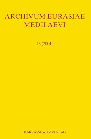 Image du vendeur pour Archivum Eurasiae Medii Aevi 13 (2004) mis en vente par BuchWeltWeit Ludwig Meier e.K.