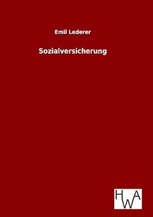Seller image for Sozialversicherung for sale by BuchWeltWeit Ludwig Meier e.K.