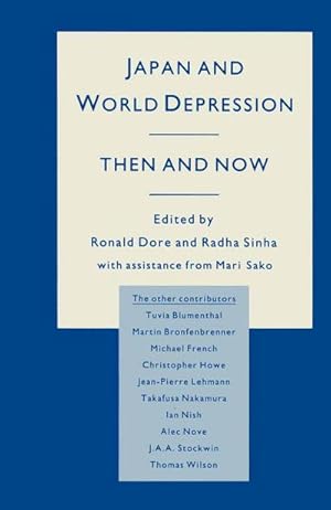 Seller image for Japan and World Depression for sale by BuchWeltWeit Ludwig Meier e.K.