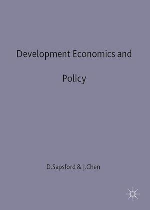 Immagine del venditore per Development Economics and Policy venduto da BuchWeltWeit Ludwig Meier e.K.