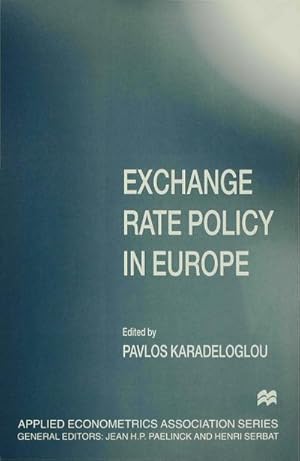 Seller image for Exchange Rate Policy in Europe for sale by BuchWeltWeit Ludwig Meier e.K.