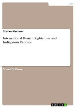 Seller image for International Human Rights Law and Indigenous Peoples for sale by BuchWeltWeit Ludwig Meier e.K.