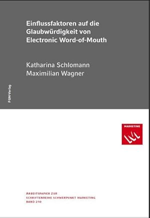 Seller image for Einflussfaktoren auf die Glaubwrdigkeit von Electronic Word-of-Mouth for sale by BuchWeltWeit Ludwig Meier e.K.