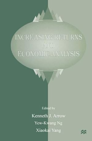 Seller image for Increasing Returns and Economic Analysis for sale by BuchWeltWeit Ludwig Meier e.K.