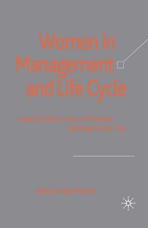 Image du vendeur pour Women in Management and Life Cycle mis en vente par BuchWeltWeit Ludwig Meier e.K.