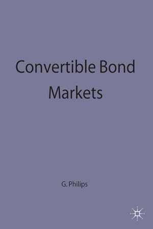 Seller image for Convertible Bond Markets for sale by BuchWeltWeit Ludwig Meier e.K.