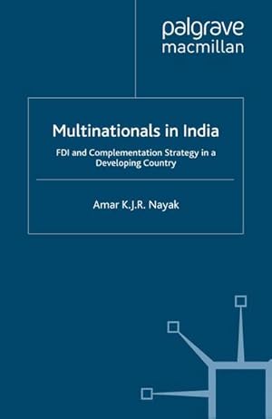 Seller image for Multinationals in India for sale by BuchWeltWeit Ludwig Meier e.K.