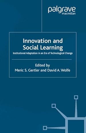 Imagen del vendedor de Innovation and Social Learning a la venta por BuchWeltWeit Ludwig Meier e.K.