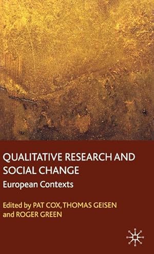 Seller image for Qualitative Research and Social Change for sale by BuchWeltWeit Ludwig Meier e.K.