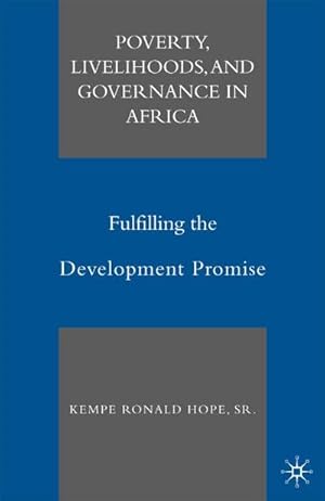 Immagine del venditore per Poverty, Livelihoods, and Governance in Africa venduto da BuchWeltWeit Ludwig Meier e.K.