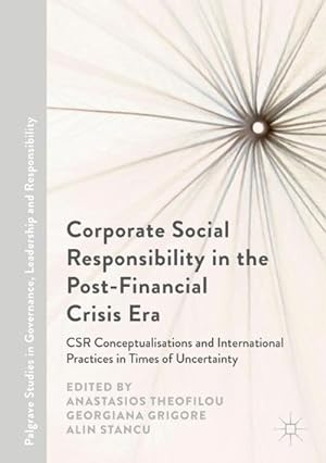 Seller image for Corporate Social Responsibility in the Post-Financial Crisis Era for sale by BuchWeltWeit Ludwig Meier e.K.