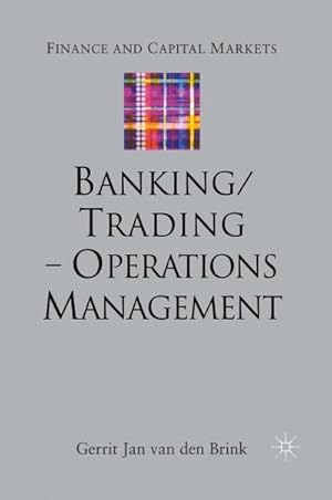 Immagine del venditore per Banking/Trading - Operations Management venduto da BuchWeltWeit Ludwig Meier e.K.