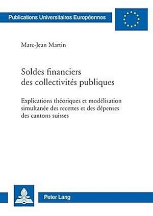 Seller image for Soldes financiers des collectivits publiques for sale by BuchWeltWeit Ludwig Meier e.K.