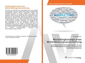 Imagen del vendedor de Marketingkonzept einer Weiterbildungsveranstaltung a la venta por BuchWeltWeit Ludwig Meier e.K.