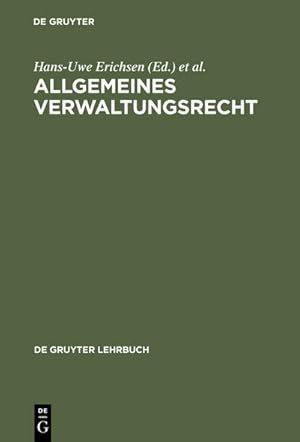 Immagine del venditore per Allgemeines Verwaltungsrecht venduto da BuchWeltWeit Ludwig Meier e.K.