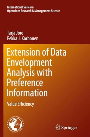 Seller image for Extension of Data Envelopment Analysis with Preference Information for sale by BuchWeltWeit Ludwig Meier e.K.