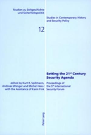Seller image for Setting the 21 st Century Security Agenda for sale by BuchWeltWeit Ludwig Meier e.K.