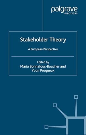 Imagen del vendedor de Stakeholder Theory a la venta por BuchWeltWeit Ludwig Meier e.K.