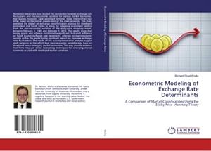 Imagen del vendedor de Econometric Modeling of Exchange Rate Determinants a la venta por BuchWeltWeit Ludwig Meier e.K.
