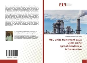 Imagen del vendedor de MEC unit traitement eaux uses usine agroalimentaire  Antananarivo a la venta por BuchWeltWeit Ludwig Meier e.K.