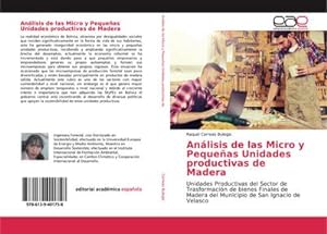 Imagen del vendedor de Anlisis de las Micro y Pequeas Unidades productivas de Madera a la venta por BuchWeltWeit Ludwig Meier e.K.