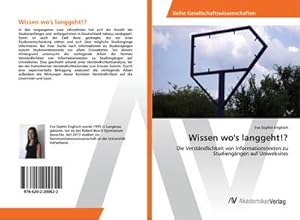 Imagen del vendedor de Wissen wo's langgeht!? a la venta por BuchWeltWeit Ludwig Meier e.K.