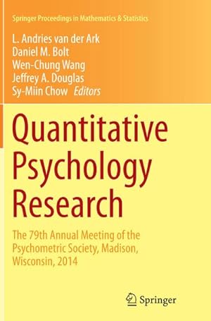Immagine del venditore per Quantitative Psychology Research venduto da BuchWeltWeit Ludwig Meier e.K.