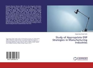 Seller image for Study of Appropriate ERP Strategies in Manufacturing Industries for sale by BuchWeltWeit Ludwig Meier e.K.