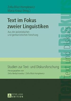 Imagen del vendedor de Text im Fokus zweier Linguistiken a la venta por BuchWeltWeit Ludwig Meier e.K.