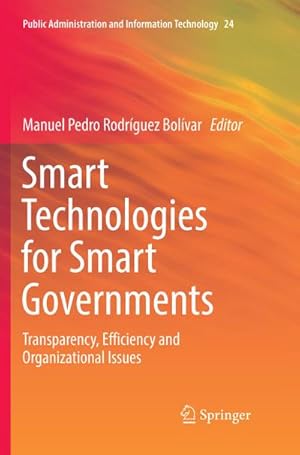 Imagen del vendedor de Smart Technologies for Smart Governments a la venta por BuchWeltWeit Ludwig Meier e.K.