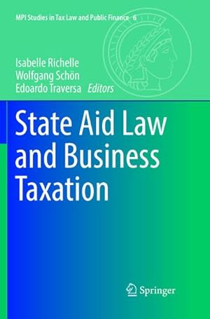 Bild des Verkufers fr State Aid Law and Business Taxation zum Verkauf von BuchWeltWeit Ludwig Meier e.K.