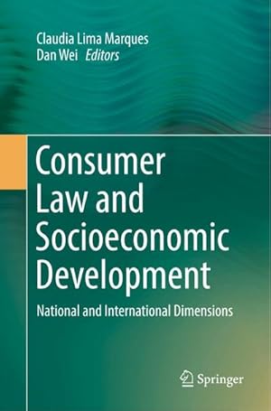 Seller image for Consumer Law and Socioeconomic Development for sale by BuchWeltWeit Ludwig Meier e.K.