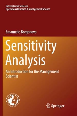 Seller image for Sensitivity Analysis for sale by BuchWeltWeit Ludwig Meier e.K.