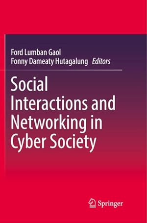 Seller image for Social Interactions and Networking in Cyber Society for sale by BuchWeltWeit Ludwig Meier e.K.